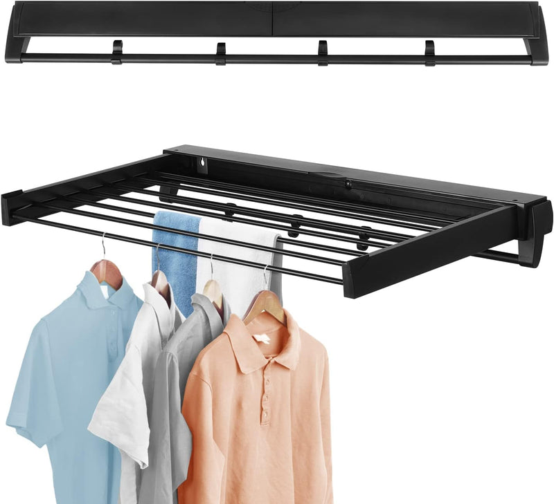 Foldable Wall Clothing Rack 1