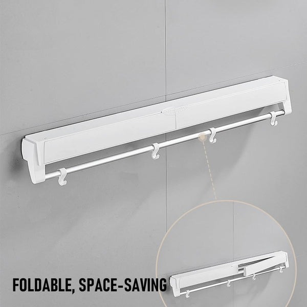 Foldable Wall Clothing Rack 2